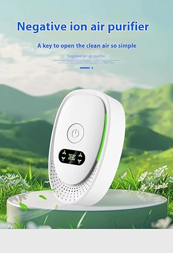 Miniatura 2 de Generic Purificador de aire inteligente de iones negativos y desodorante para mascotas para el hogar, oficina, inodoros, garajes con filtro HEPA