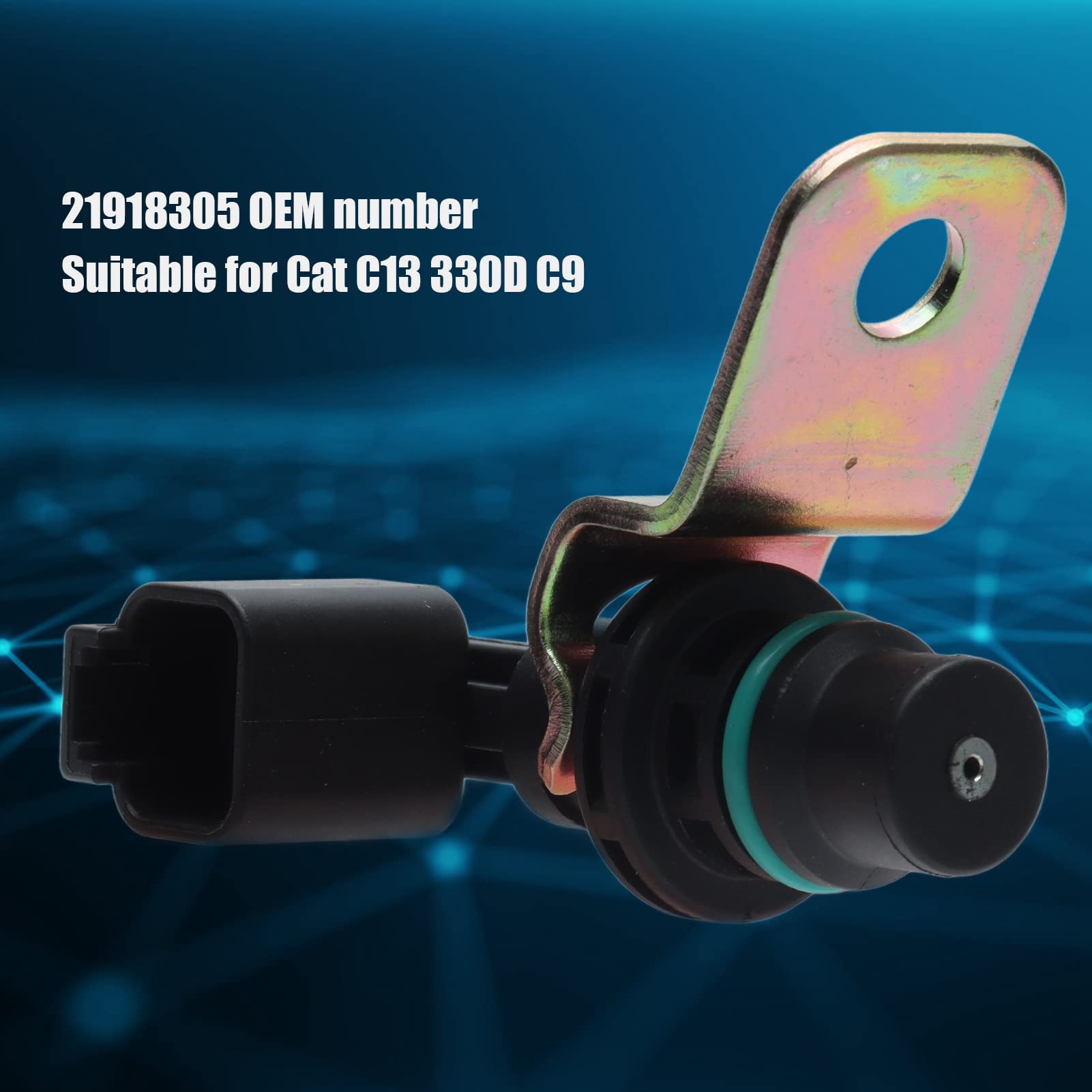 Cocoarm Sensore di velocità del Motore Sensore di velocità del Motore da 9 a 32 V TOSD 04 305A OEM 1918305 per la Sostituzione dell'escavatore Cat C13 330D C9