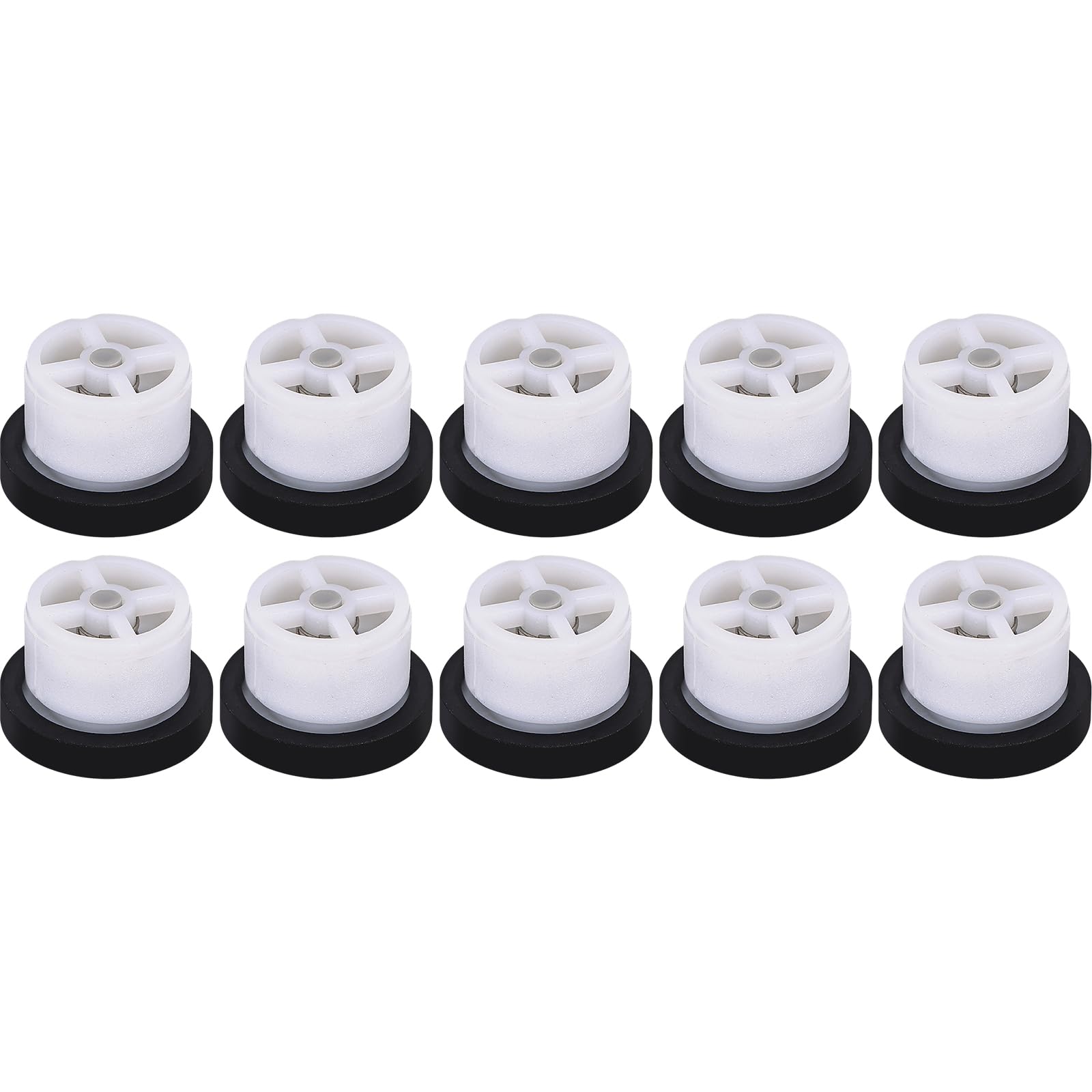 Hdoytxxm 4 Points 10Pcs Inner Plug Check Valves Spool Replacement Plastics Check Spring Nonreturn Spool Gardens Irrigation Aquariums Fittings