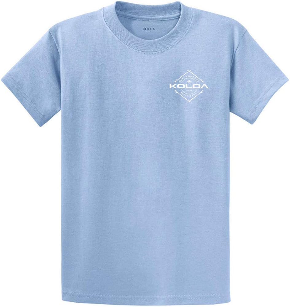 Koloa Surf Mens Diamond Boards Logo Heavyweight Tee in Big and Tall Sizes