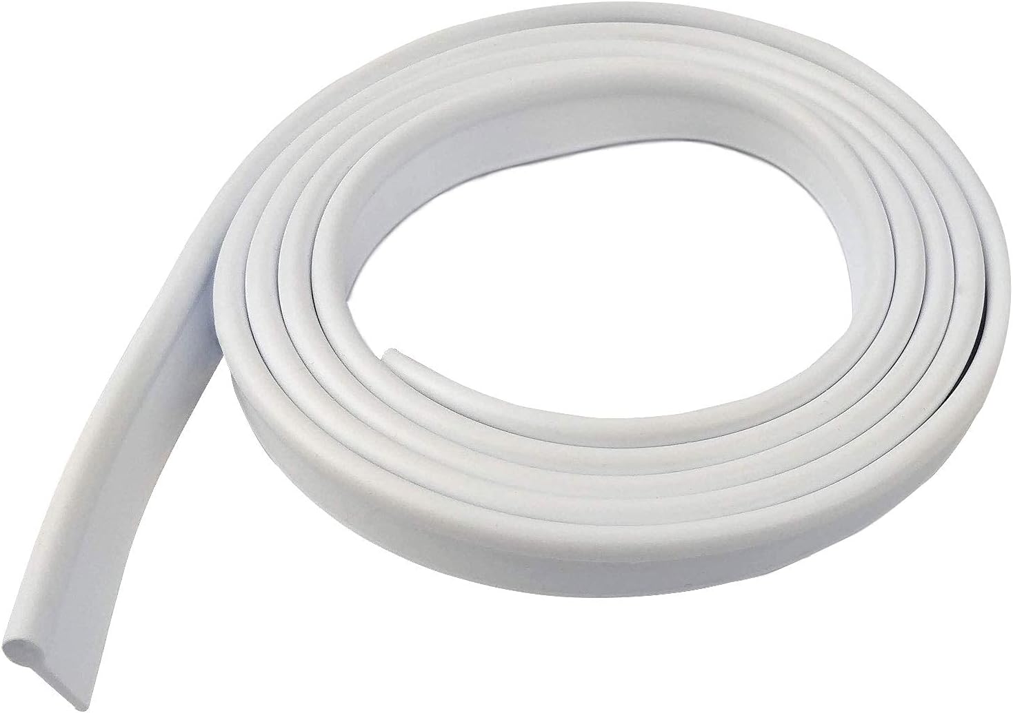 ECOSPA Replacement Rubber Seal for Folding Bath Shower Enclosure Doors in White • 2 Metres
