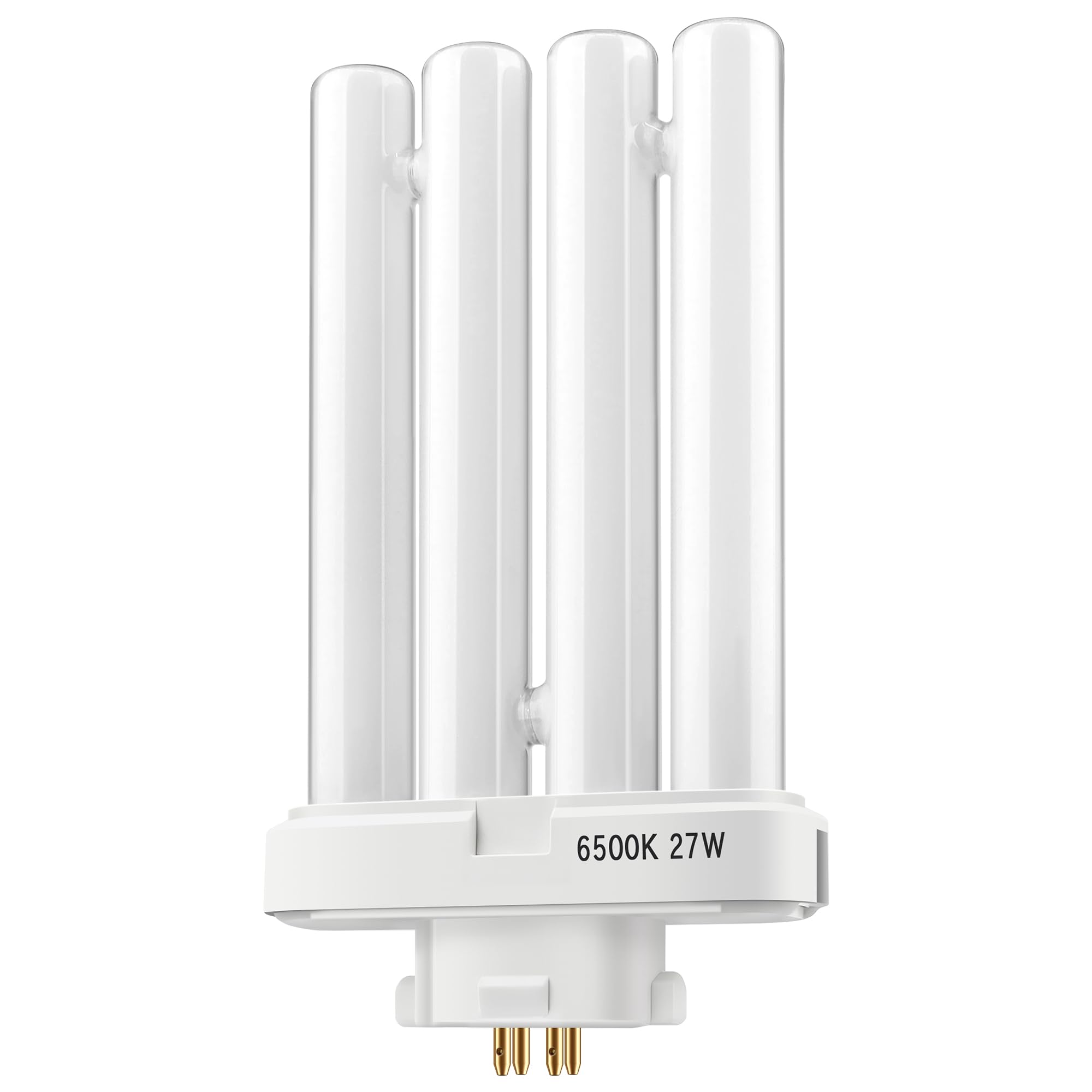 Liuyife GX10Q-4 27W 4-Pin CFL 6500K Daylight Bulb, Energy Saving Daylight Bulbs for Desk, Office, Reading Lamp