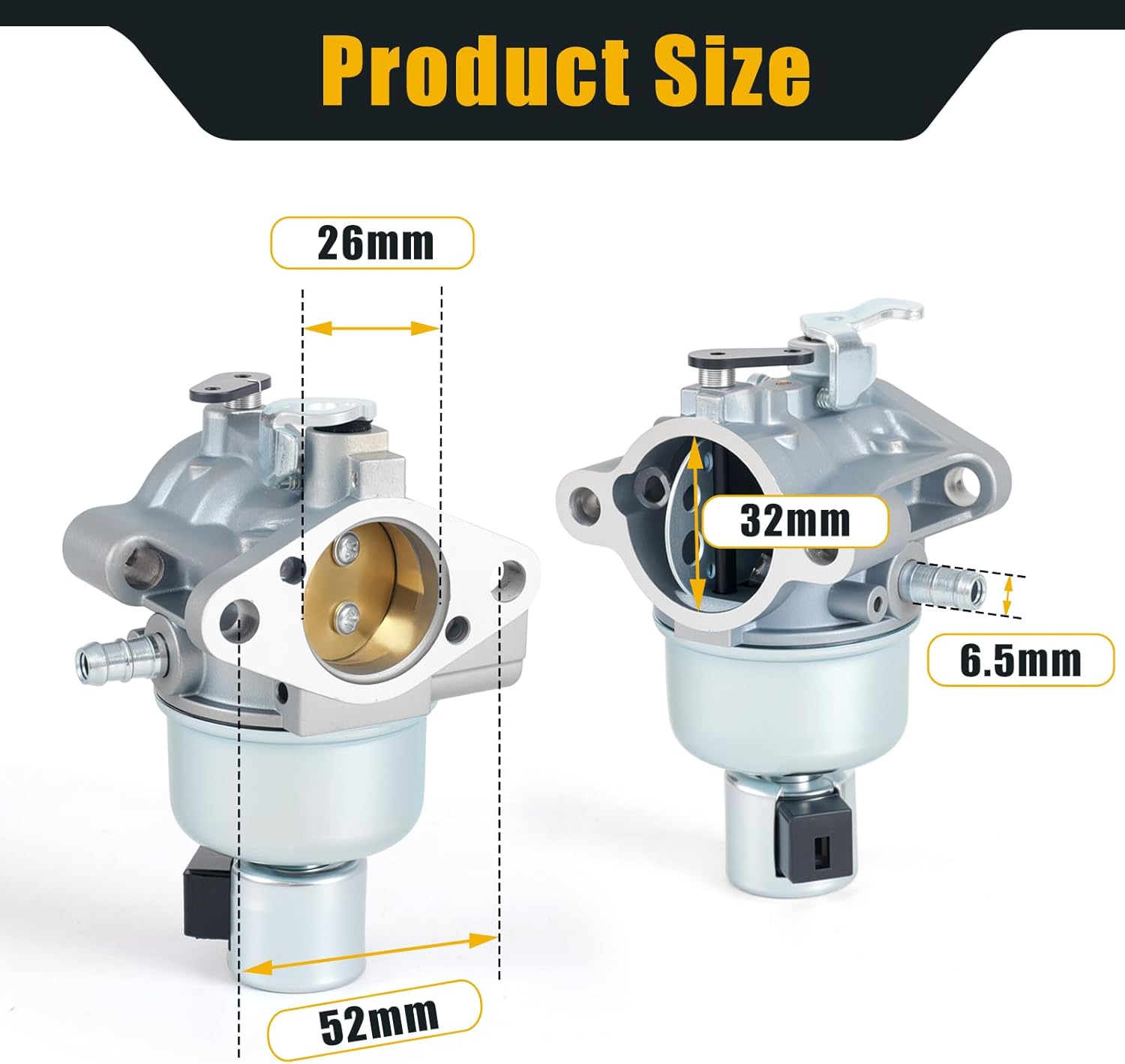 13WV78KS011 Carburetor Kit Compatible with Troy Bilt Bronco 13WX79KT011 13BX60TG766 13AX60KH011 13AV60KG211 12AV60KG011 42'' Riding Lawn Mower with 22Hp Courage SV470 SV530 SV600S SV620 Engine