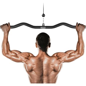 Lat Pull Bar Biceps Bar Pull Up Bar Muscle Pull Bar for Home Bodybuilding Crossfit Strength Training Fitness Gym Sports