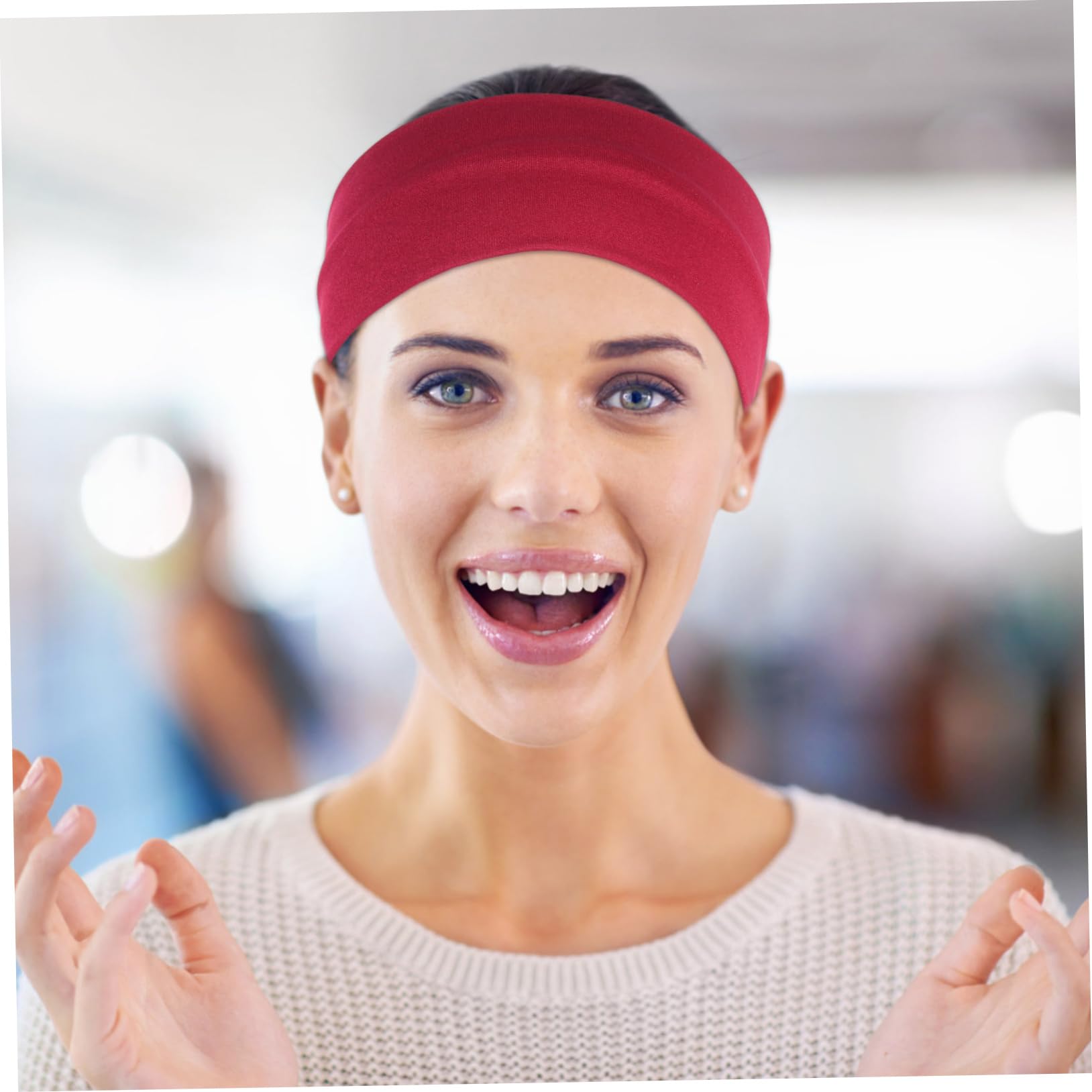 HANABASS Haarband Kopfbänder Elastisch Sport Stirnband Für Yoga Basketball Und Fitness