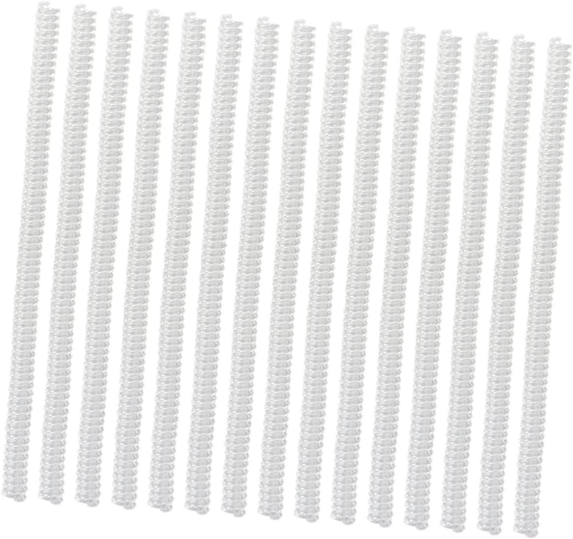 HOMSFOU 15pcs Spring Jewelry Ring Adjusters Flexible Sizers for Loose Rings for Sizes and Types Easy Resizing Solution