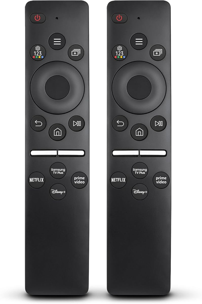 (Pack of 2) Universal Remote Control for Samsung TV Remotes Control Replacement Solar Series 8 LED LCD QLED Frame 4K 8K UHD HDTV Curved Monitor Smart
