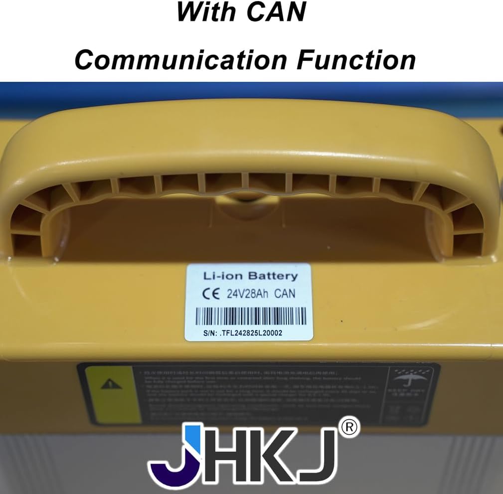24V 28Ah Electric Forklift Battery 48V 20Ah LiFePO4 Battery for CBD15J/20J-LI2 Motor Electric Stacker Truck Batteries with Handle