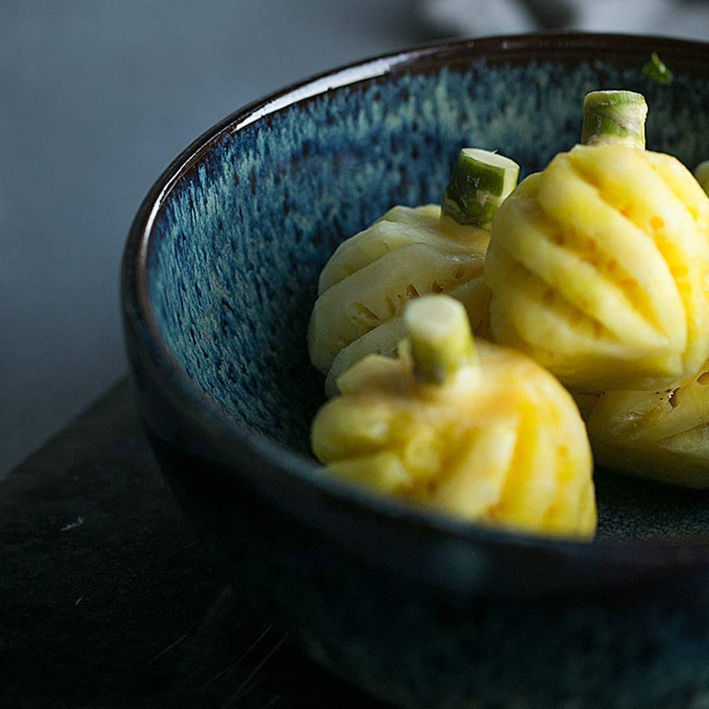 Cuenco de cerámica, Cuencos de Pasta, Conjunto de tazón de Ensalada de Frutas, Cuenco Grande para Comer, Cuencos, tazones de Servicio apilables