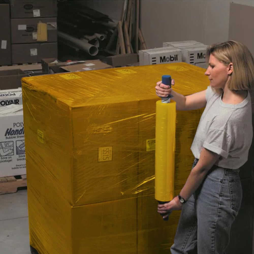 Red Stretch Film 400mm X 250m 23mu - Extended Core - Stock Supplies Ltd - View #12