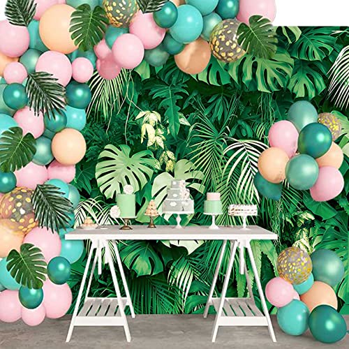 Fondo Fotográfico Tropical Verde 7x5FT Polyester miniatura 3