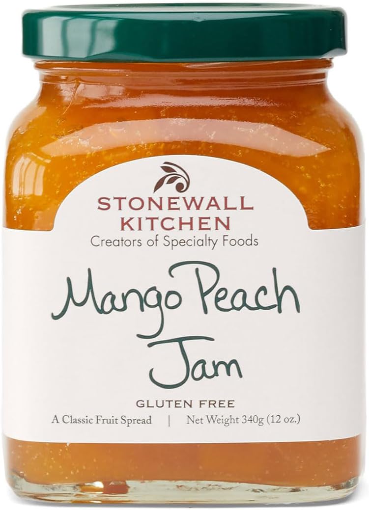 Mango Peach Jam, 12 Ounces
