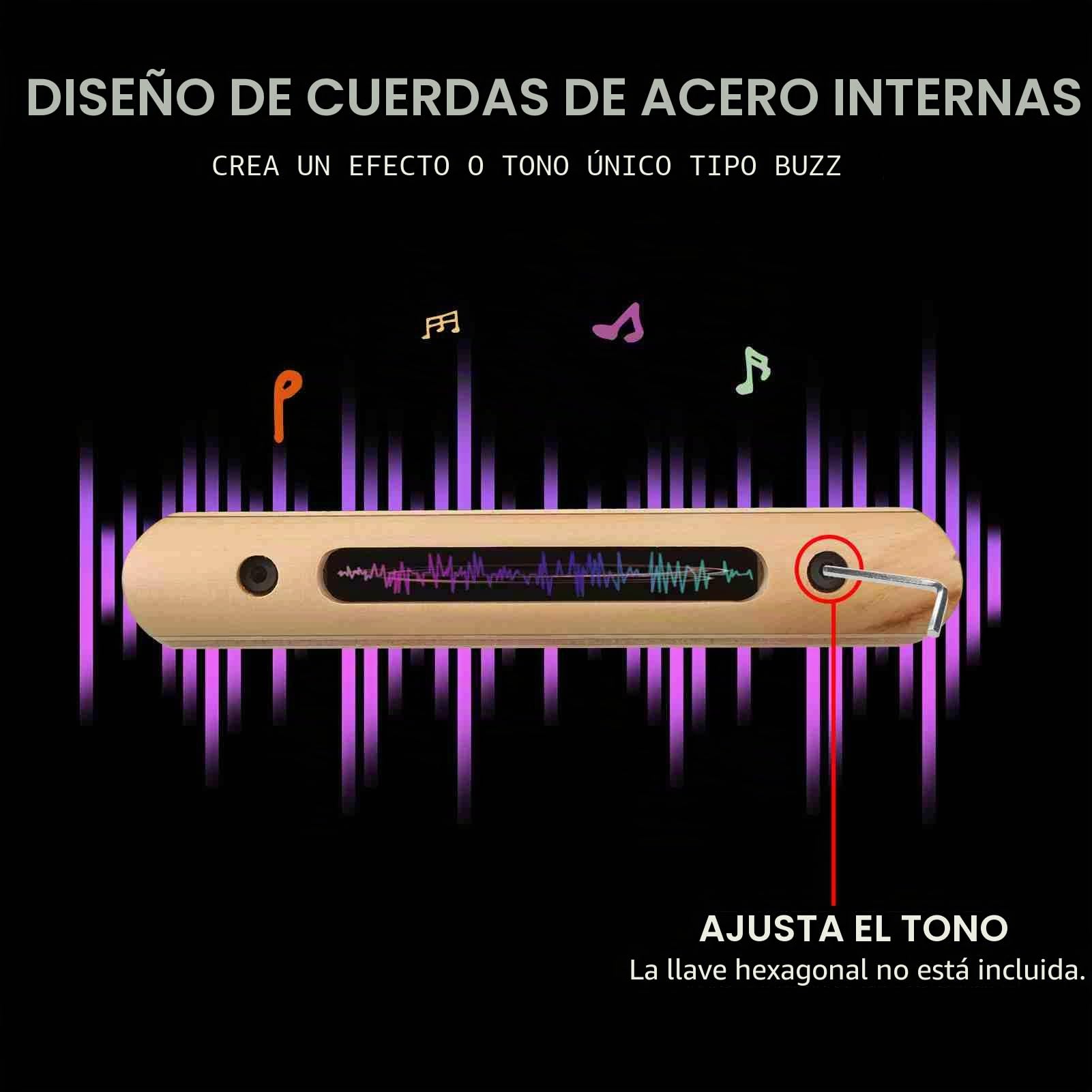 Cajon Box Instrumento de percusión de tambor, 23,5 x 30 x 4,5 cm, caja de percusión de madera de cebra, caja de ritmo con cajones, cuerdas internas ajustables, llave, bols