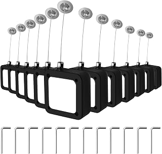 12 PCS Retractable Remote Control Tether 10ft /3M Remote Leash Remote Rescue for TV Remotes Game Controllers and Tablets Remote Control Security for Home Show Room Hotel