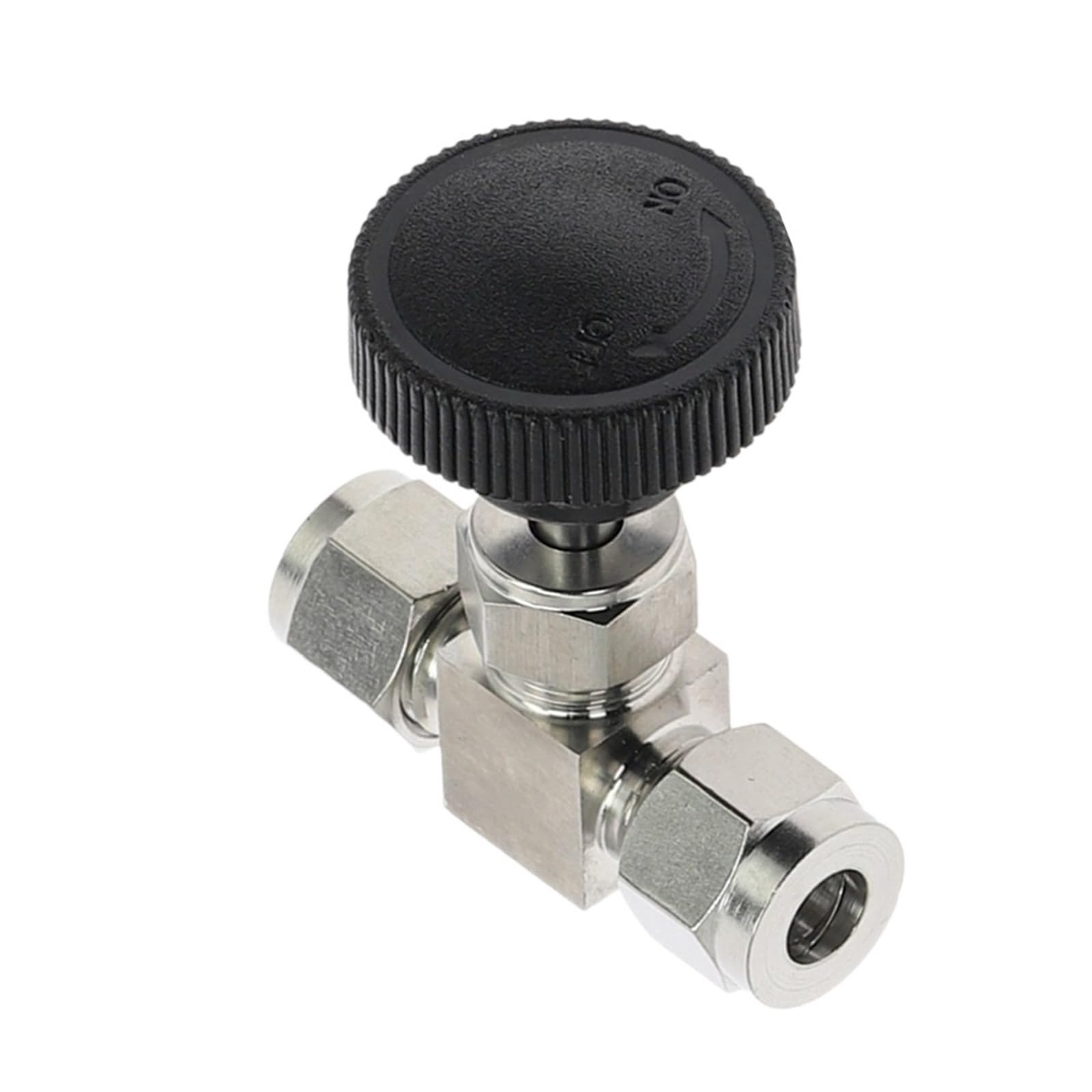 Vanne à pointeau 12mm inox raccordement sans soudure pour tube haute pression