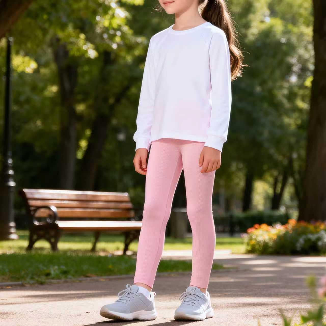 12 Pack Girls Leggings Toddler Girl Pants Casual Yoga Pants for Girls High Waisted Stretch Leggings Kids - Image 2