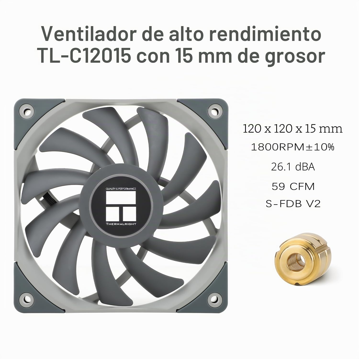 TR-Thermalright AXP120 X67-Enfriador de bajo perfil con 6 tubos de calor, silencioso, ventilador 1800 rpm, compatible con AM4/AM5 e Intel LGA1851/1700/115x/1200/2011, para configuraciones ITX de bajo