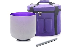 8 inch B Note Crystal Singing Bowl