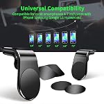 GLBSUNION Magnetic Car Mount, Car Vent Mount Air Vent Car Mount Phone Holder 360 Degree Rotation Cell Phone Car Stand Compatible for iPhone 16 15 14 13 Pro Max Plus Galaxy S24 S23 Note Pixel GPS