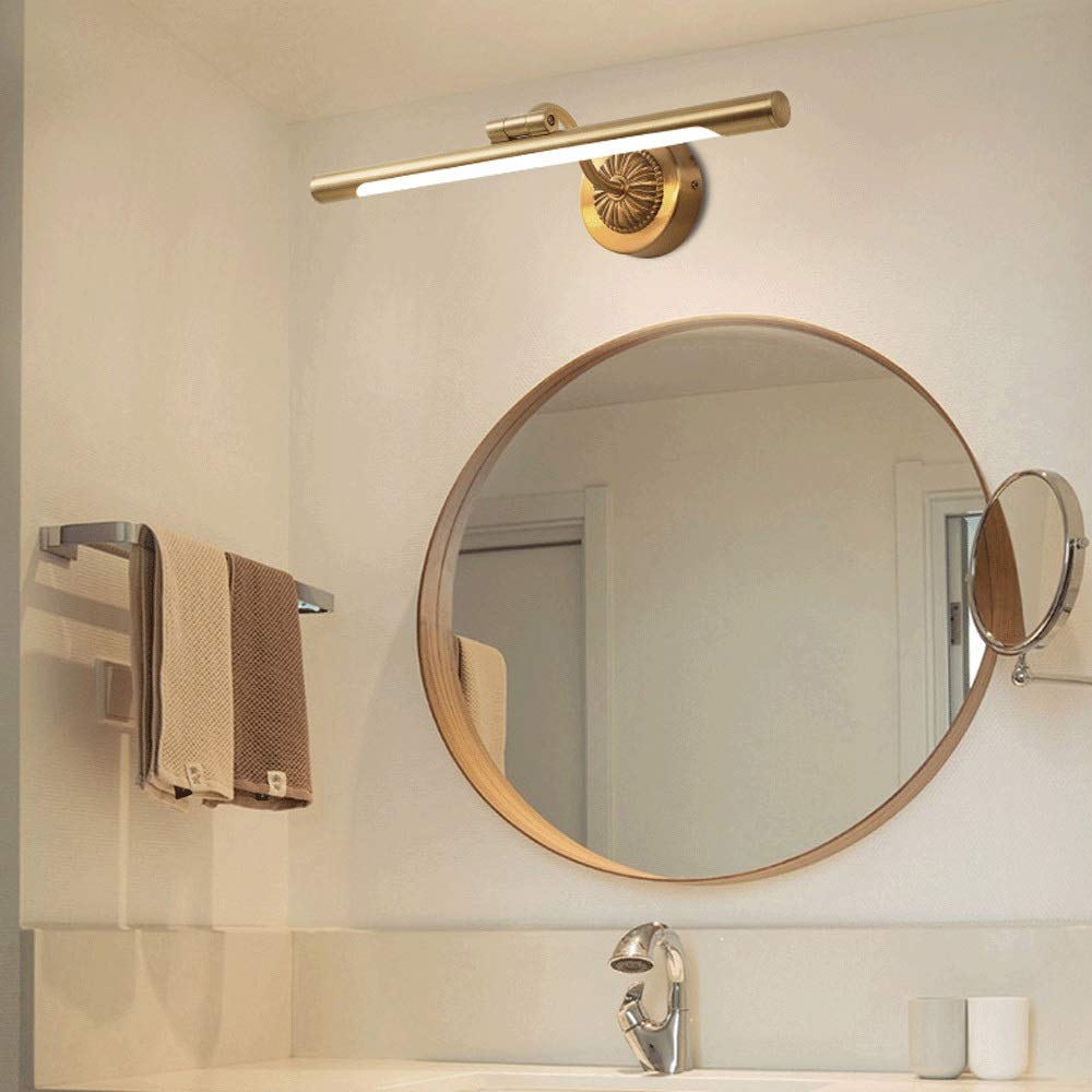 Lampada Da Specchio Bagno LED 11W - Regolabile 3 Colori, Dorata Cromata | Illuminazione Moderna Per Toeletta - Foto 6