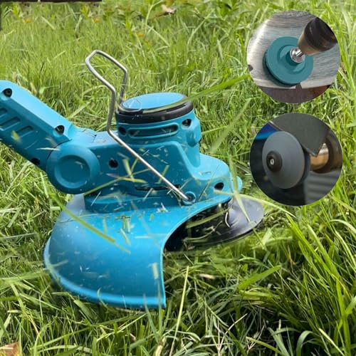 Lawnmower Dull Blade Sharpener,Lawn Mower Blade Sharpener Kits,Universal Lawn Striping Kit,Universal Blade Sharpeners for Lawn Mowers for Any Power Hand Drill (5Pcs)