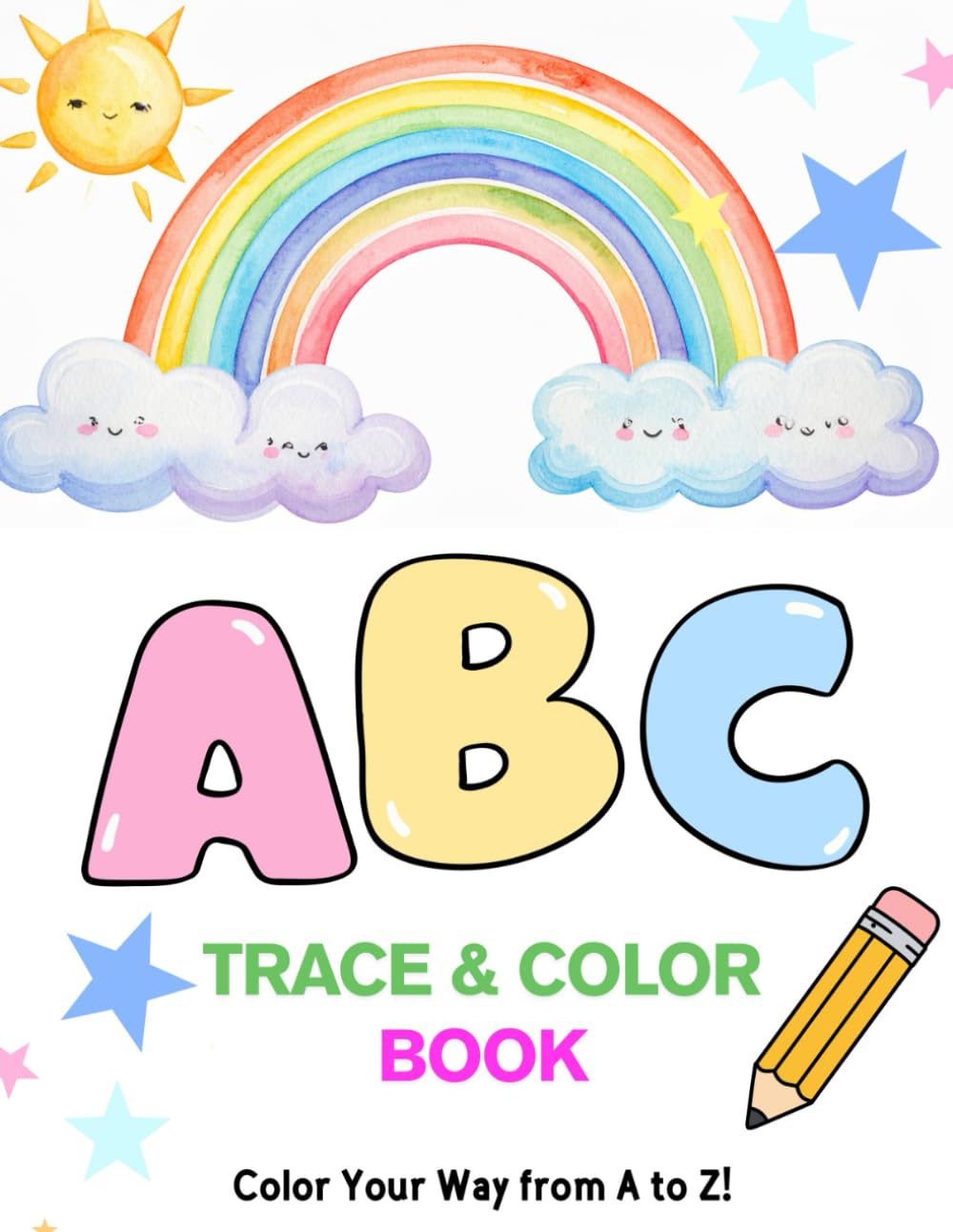 ABC Trace & Color Book