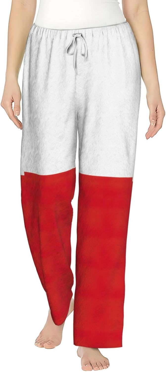 Flag Of Chile Print Fashion Cozy Womens Flannel Pajama Pants,Perfect For Christmas And Everyday Wear
