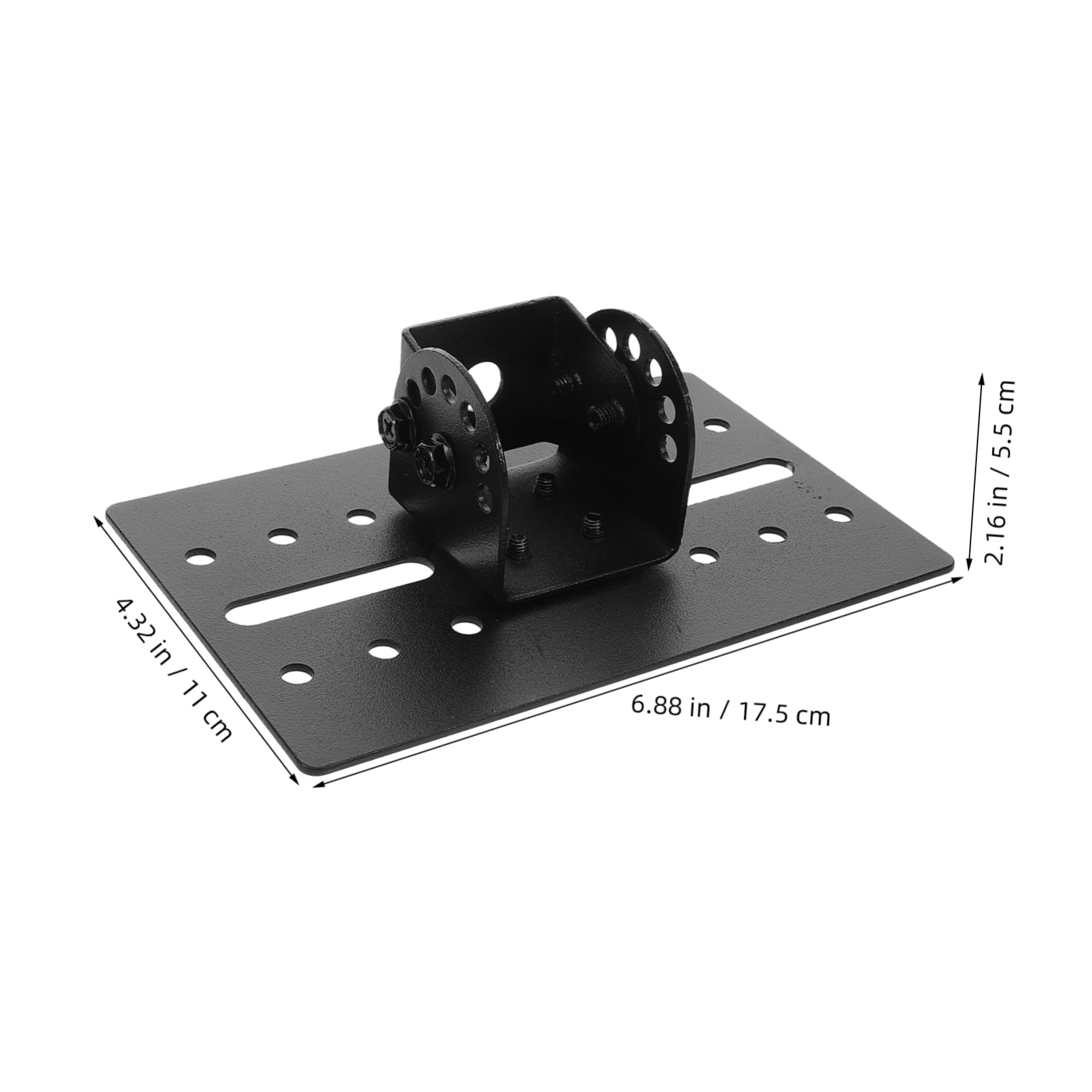 Soporte de Pared para Altavoces Negro de Metal, Montaje Robusto