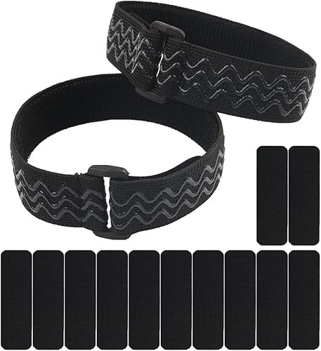 UCLEVER Botas altas antideslizantes por encima de la rodilla, ajustables, cómodas, elásticas, no se caen, para mujer, botas altas