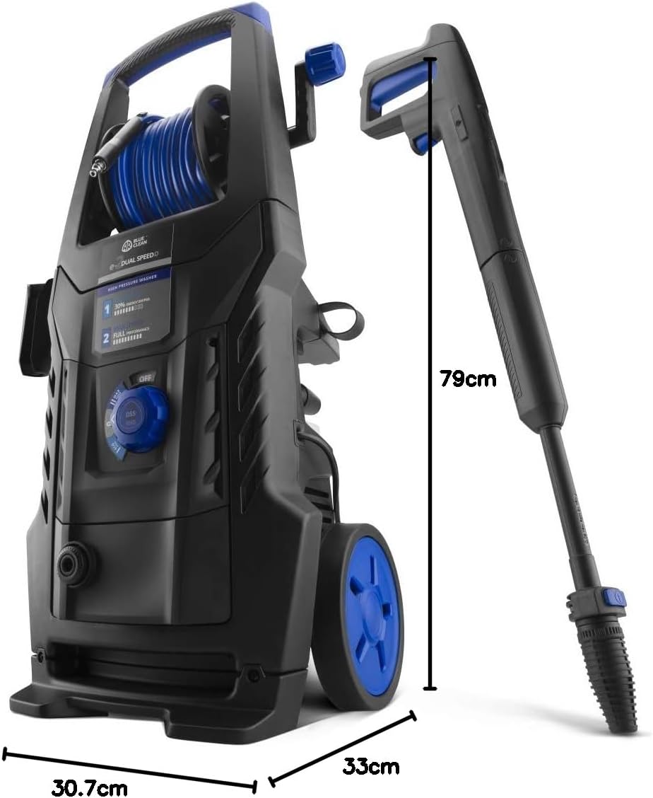 Dimensions of the AR Blue Clean e-2 DUALSPEED D High Pressure Washer