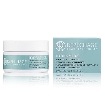 Repechage Sea Mud Mask Deep Pore Cleansing Clay Face Mask with Seaweed for Women and Men, Exfoliating Mud Mask for Oily, Dry, Sensitive, Problem Skin, for Clearer, Smoother Complexion, 4 fl oz