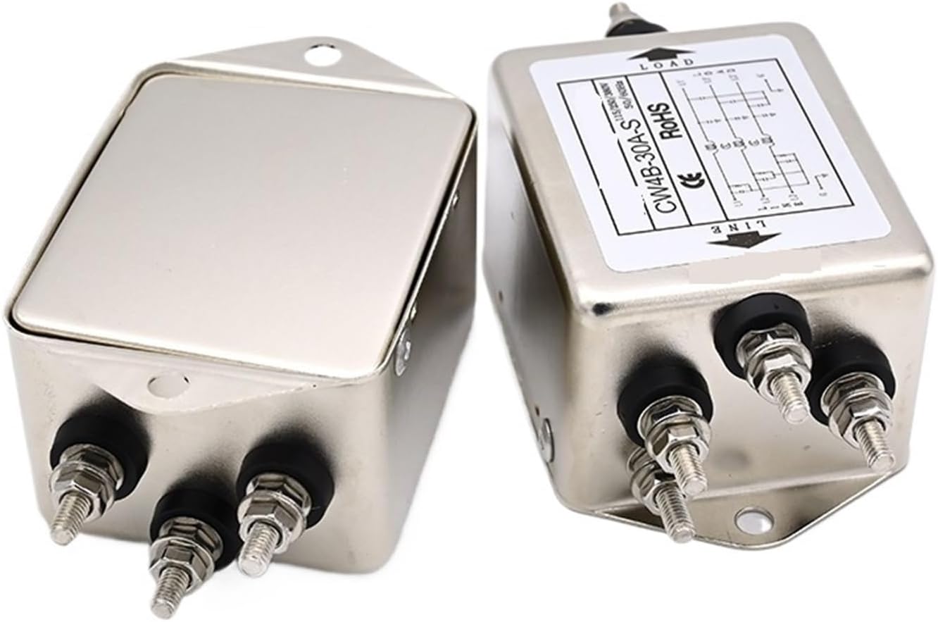Three-Phase Three-Wire Terminal Block CW12B Power Filter 380v 40A 30A 10A(CW4B 20A S Screw Terminal)
