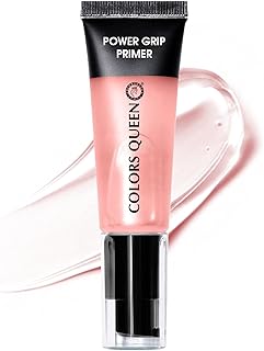 Colors Queen Power Grip Primer for Face Makeup | Gel Based &amp; Hydrating Formula | Blurs Fine Lines, Wrinkles &amp; Pores | Dewy...