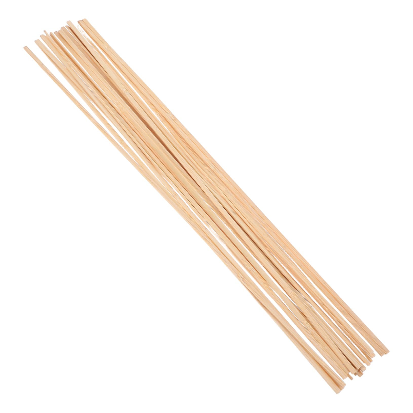 FELTECHELECTR 20pcs Lightweight DIY Kite Sticks Bamboo Strips for Kite Support Repair Boys and Dowels Bamboo Weaving Handicraft