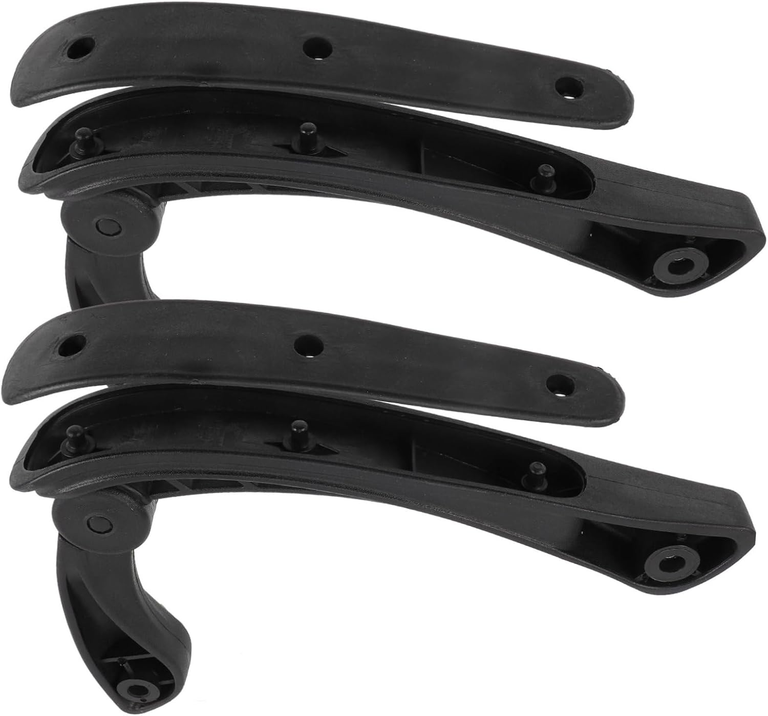 2Pcs Ergonomic Armrest Replacements for Office Chairs High Strength Chair Parts Comfortable Support for Daily Use