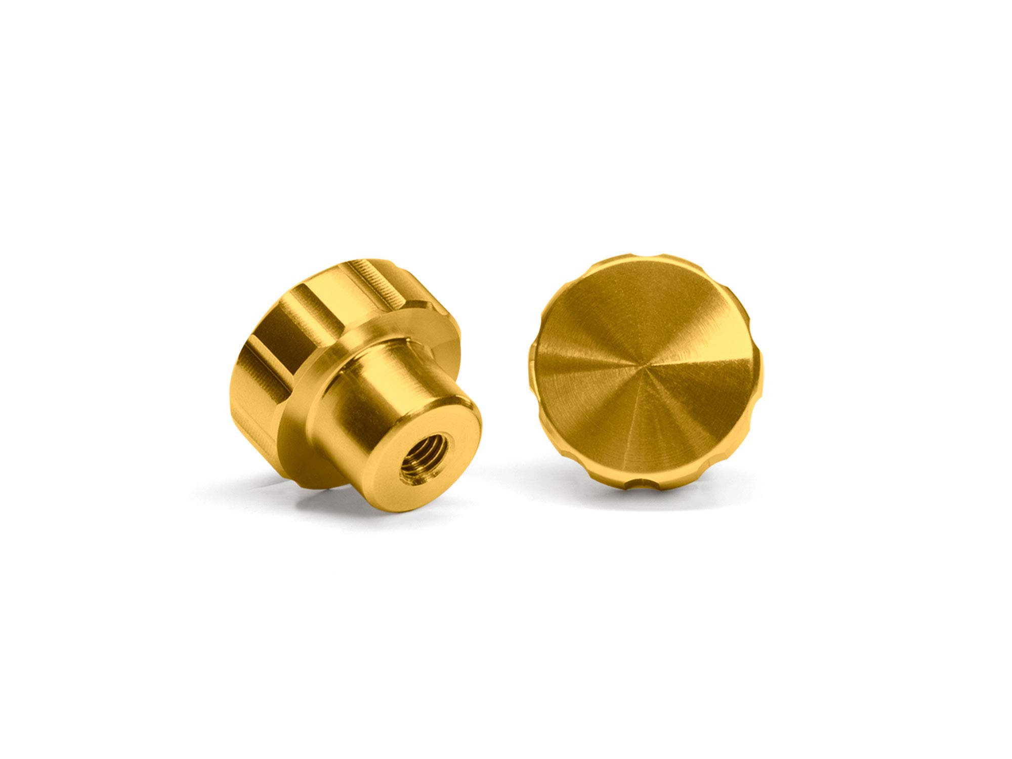 WeatherTech 2-Pack of Solid Billet Aluminum Knobs for CupFone - Gold