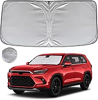 Vista 73 de KAYZT Parasol para parabrisas para Toyota Camry 2012-2017 LE XLE Hybrid SE XSE Sedan plegable, accesorios de ajuste personalizado para ventana