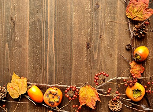 'Sets de table I Sets de table automne "Automne Décoration avec baies & feuilles - 12 pièces en haute qualité 12 pièces en de rangement à anneaux Cover