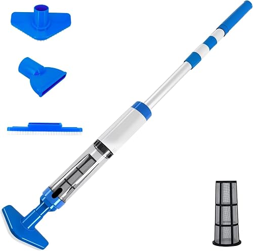 Aspirateur de Piscine sans Fil, 3 en 1 Nettoyeur Électriq…
