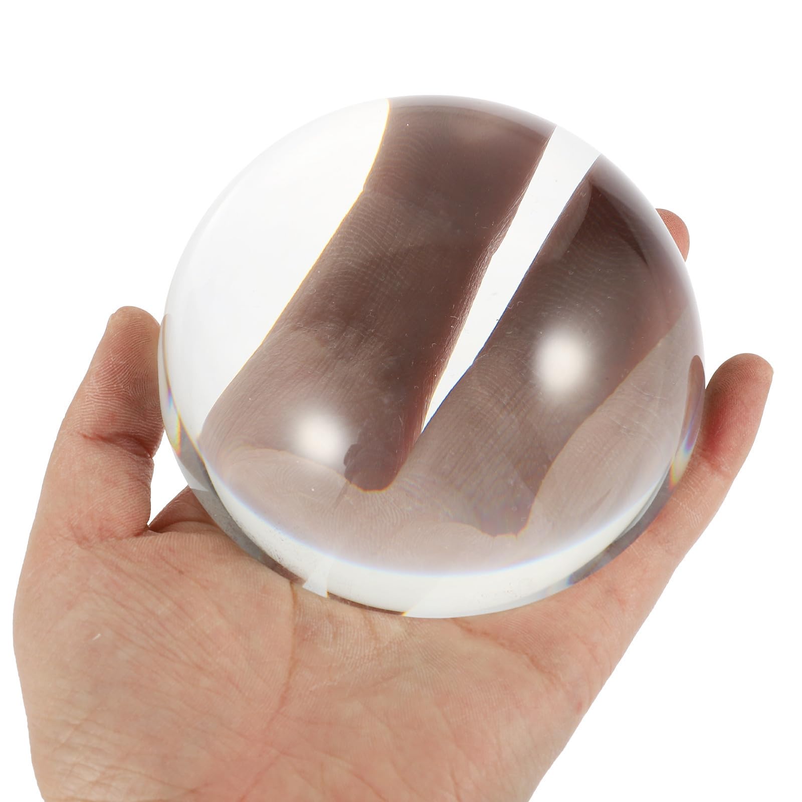 Halbkugel Lupe aus Glas, Briefbeschwerer für Kartenlesen Zuhause
