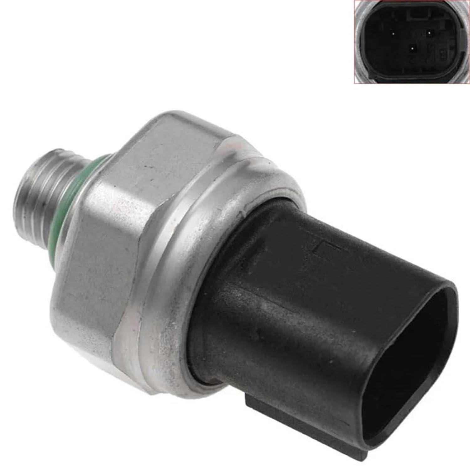 AC Pressure Switch Sensor for 740i V8 4.4L MFI 1999 2000 2001 for 740iL V8 4.4L MFI 1998-2001 Car Air Conditioner Pressure Sensor Switch 64539141957