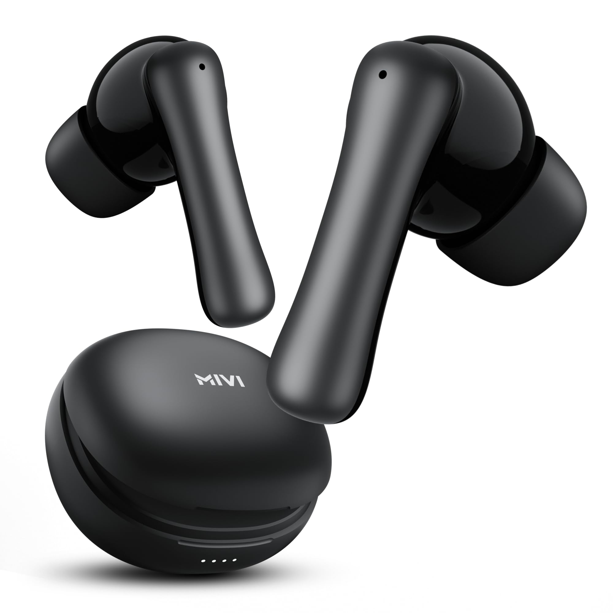 Mivi DuoPods Marathon Earbuds [New Launch], 70 Hours Playtime, AI-ENC 