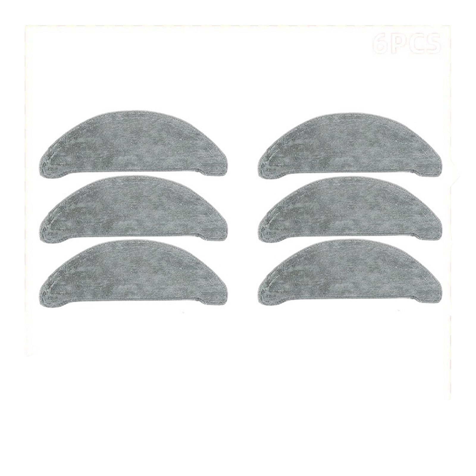 Compatible For ROIDMI EVE Plus SDJ01RM，Robot Vacuum Cleaner Mops，Cloths Accessories Spare Parts Replacement Rag(6pcs)