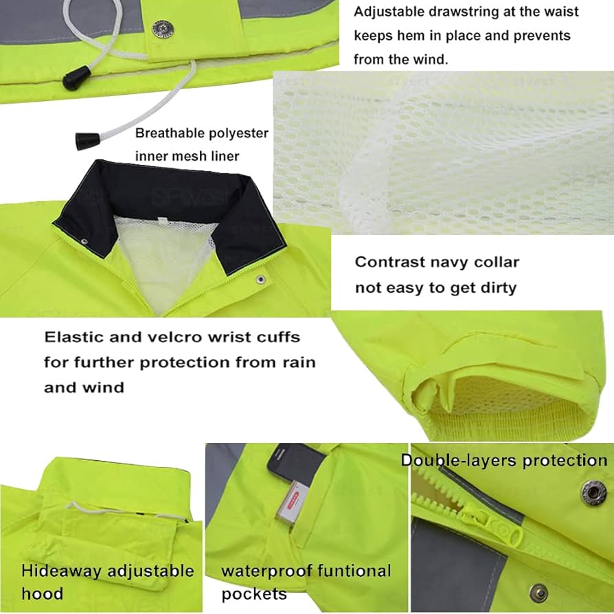 Amazon.com: TopTie High Visibility Reflective Suit