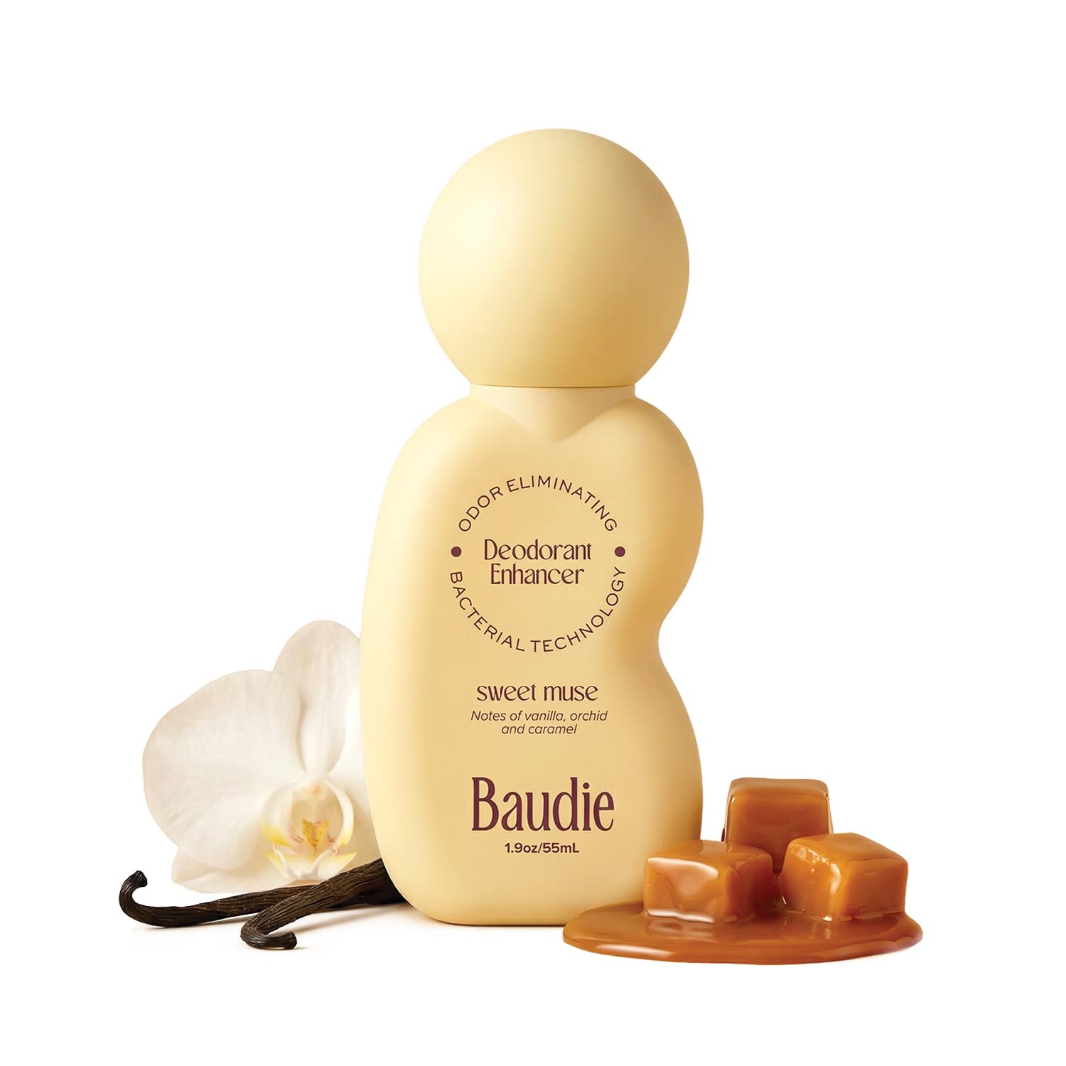 Baudie Deodorant Enhancer® Probiotic Underarm Toner - Sweet Muse - Patented Pre-Deodorant Spray That Helps Deodorants Last Longer and Helps Sweat Stay Odorless - Spray, Wipe, Apply