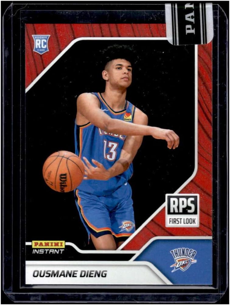 OUSMANE DIENG RC SP 2022-23 Panini Instant RPS Red 20/25 Thunder #10 Rookie Premiere Session MT-MT+ NBA Basketball