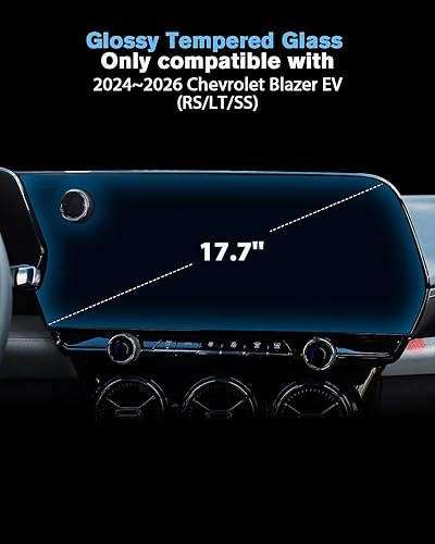 Vista 66 de 1 protector de pantalla de cristal templado brillante de 13.4 pulgadas para Silverado & Sierra 2500HD 3500HD 2022~2026 (sin botones en la pantalla)