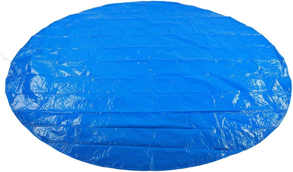 Alvinlite Round Pool Cover, 7ft, Portable, Lightweight, Above Ground, Drawstring, PE, Swimming Pool Safety Product