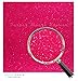 Magenta Pink Glitter Vinyl Adhesive 12x12, 5-Pack Transparent Glitter Vinyl Sheets for Cricut, Crafts, Scrapbooking, Stickers, Decals for Bottles and Tumblers by Turner Moore Edition
