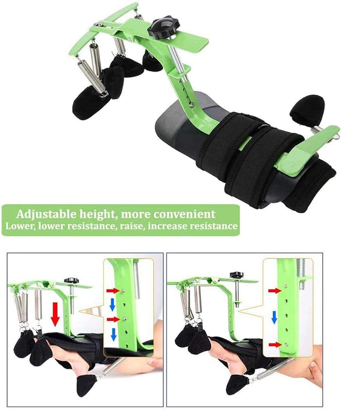 CUSMA Ejercitador Ortopédico para Muñeca Y Dedo, Entrenamiento De Rehabilitación De Mano, Ortopédico para Dedo para Reparación De Ejercicio De Paciente con Hemiplejia por Accidente Cerebrovascular